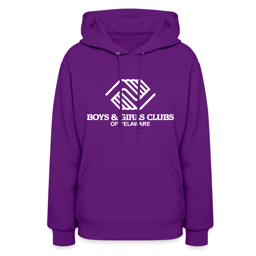 LOGO ONLY Women's Hoodie - purple