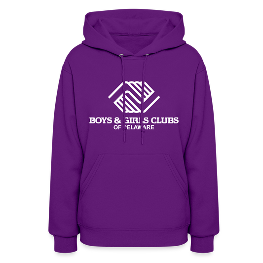 LOGO ONLY Women's Hoodie - purple