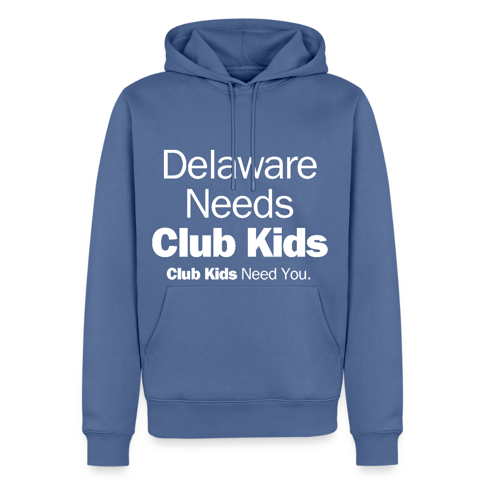 Delaware Needs Club Kids Men’s Premium Hoodie - stone blue 