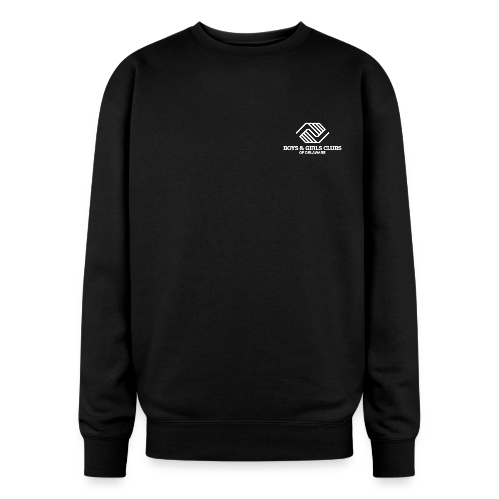 BGCDE Club Kids Need You BLUE - Dual Sided Oversized Crewneck Sweatshirt - black