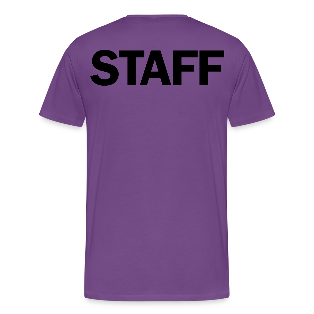 STAFF Men's Premium T-Shirt - purple
