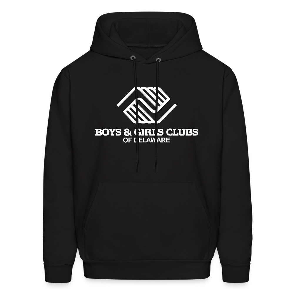 LOGO ONLY Men's Hoodie - black