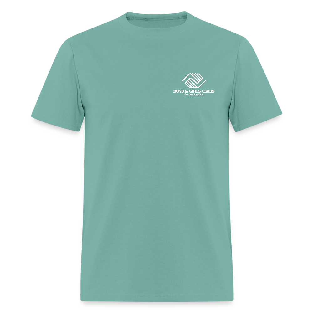 LOGO ONLY Men's T-Shirt | GILDAN 5000 - aquatic