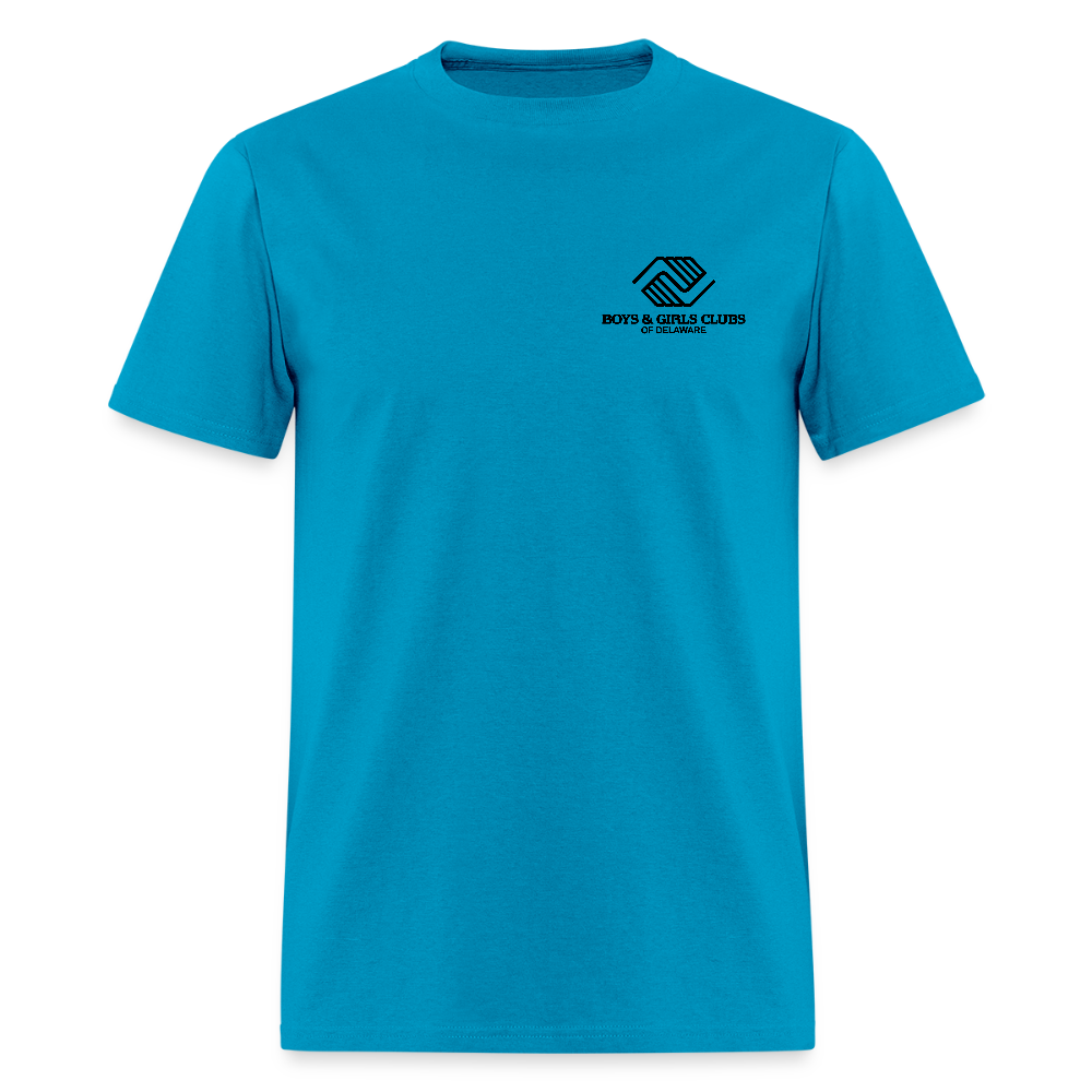 LOGO ONLY Men's T-Shirt | GILDAN 5000 - turquoise