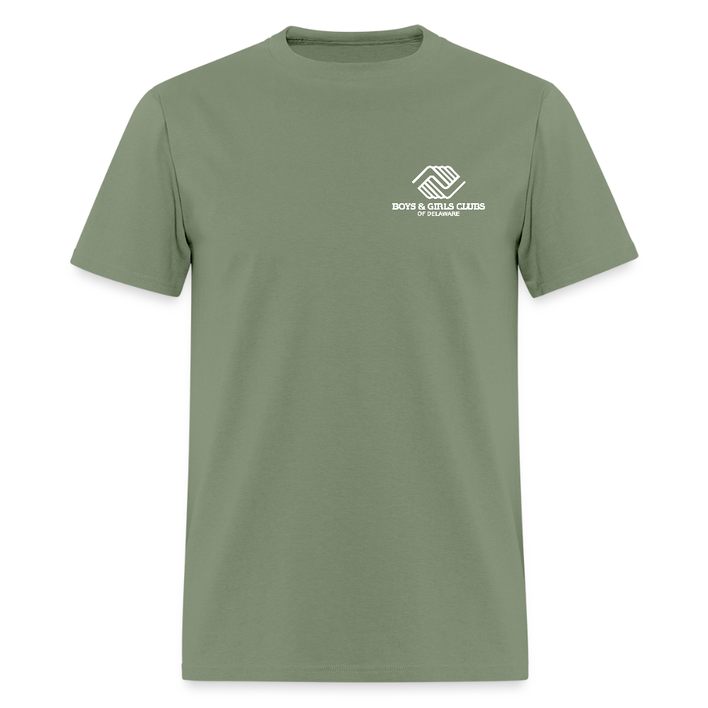 LOGO ONLY Men's T-Shirt | GILDAN 5000 - military green
