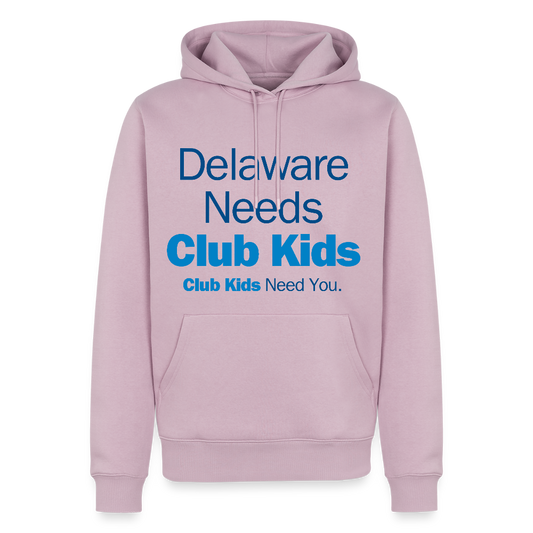 Delaware Needs Club Kids Men’s Premium Hoodie - dusty pink