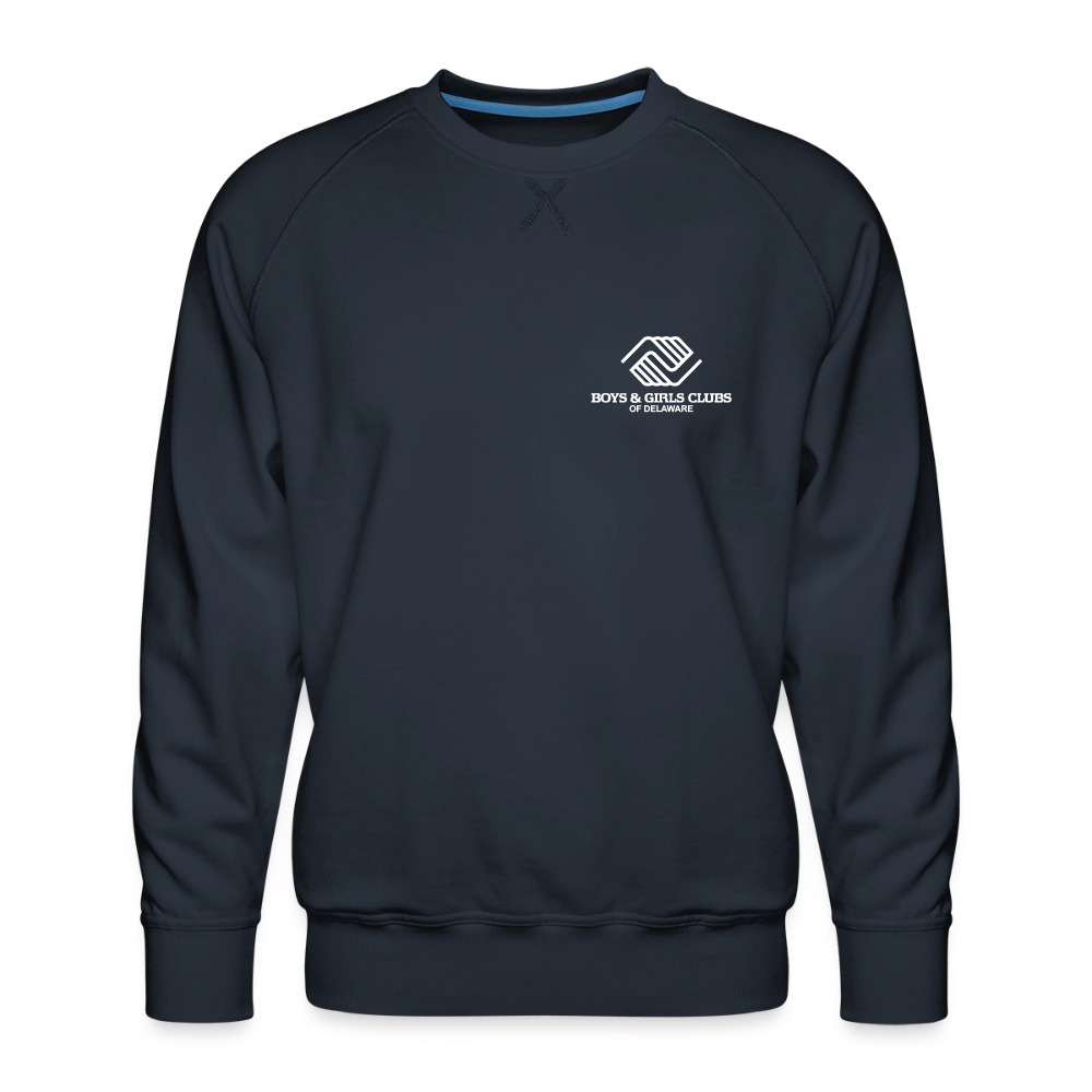 BGCDE Club Kids Need You BLUE - Dual Sided Men’s Premium Sweatshirt - navy