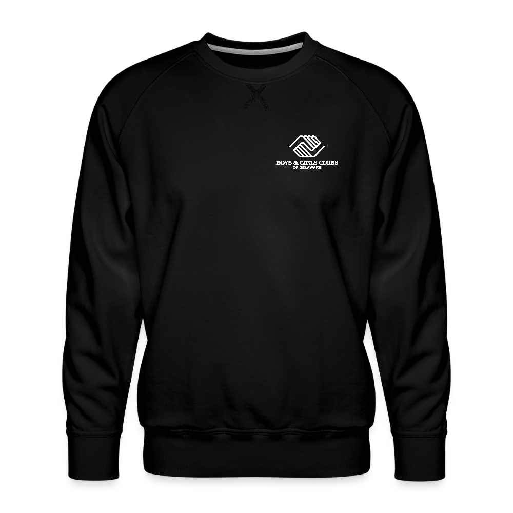 LOGO ONLY Men’s Premium Sweatshirt - black