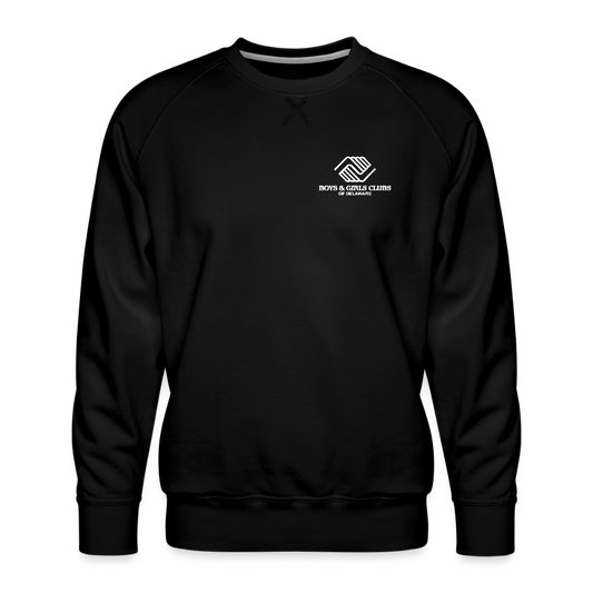 LOGO ONLY Men’s Premium Sweatshirt - black