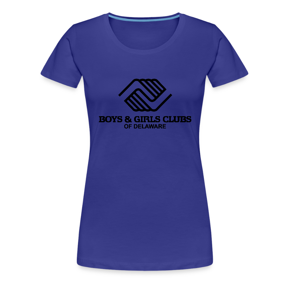 LOGO ONLY Women’s Premium T-Shirt - royal blue