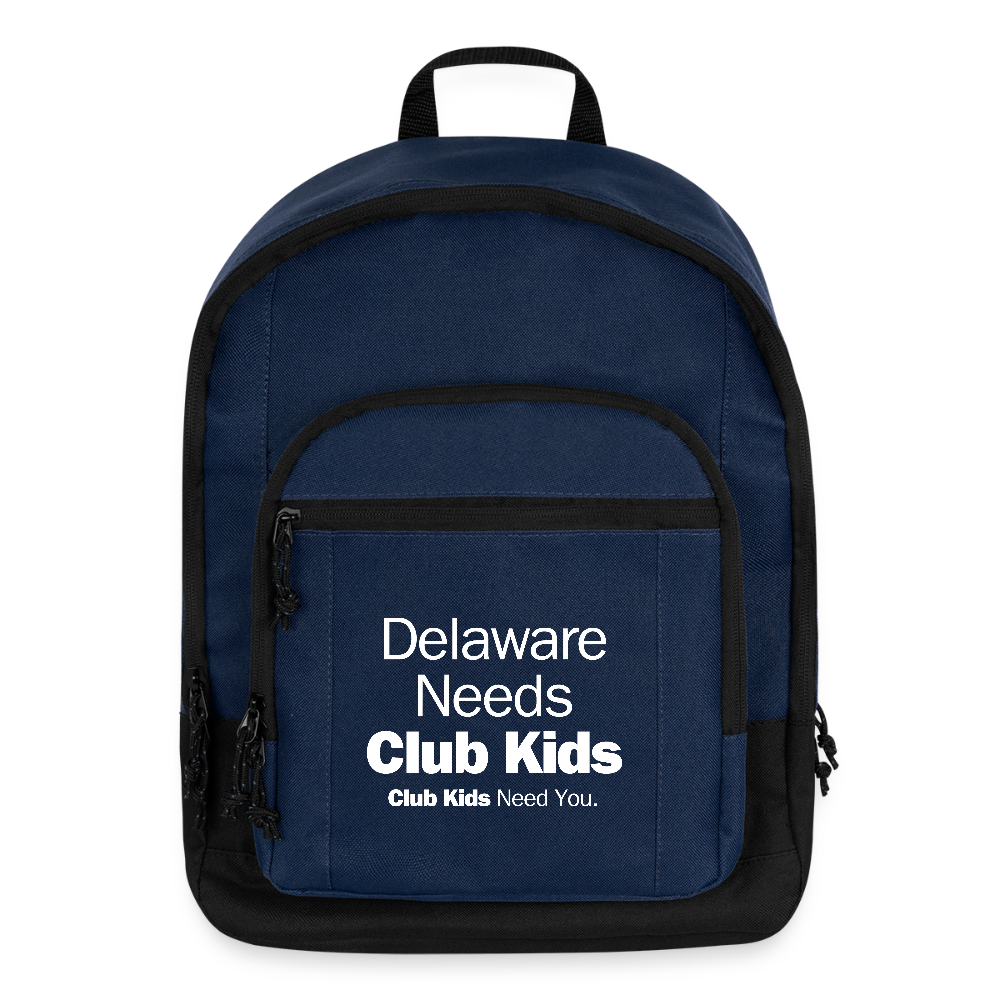 Delaware Needs Club Kids Basic Backpack - navy