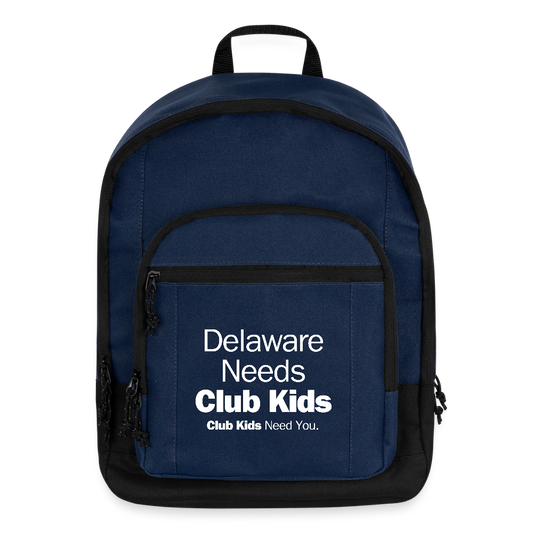 Delaware Needs Club Kids Basic Backpack - navy