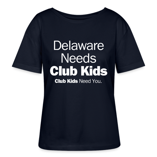 Delaware Needs Club Kids Stanley/Stella Serena Women’s Relaxed Organic T-Shirt - french navy