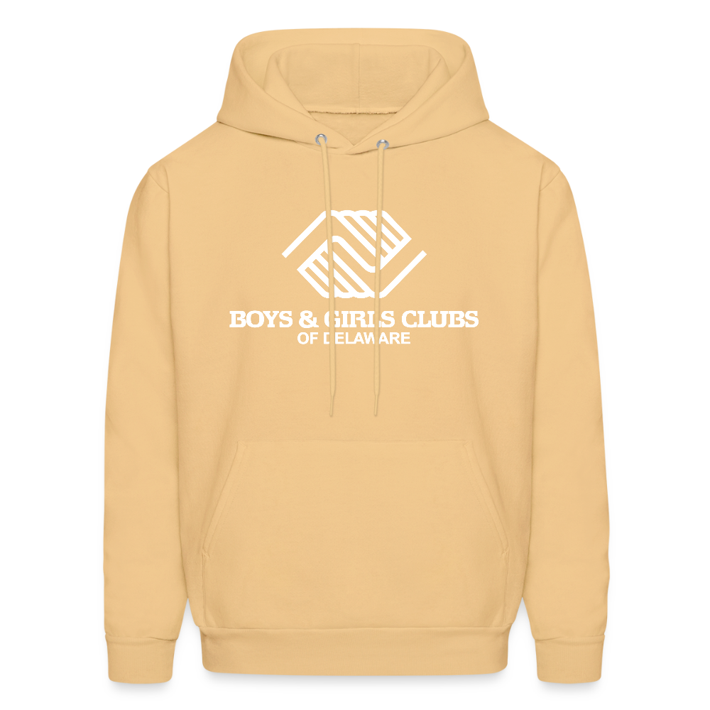 LOGO ONLY Men's Hoodie - light gold 