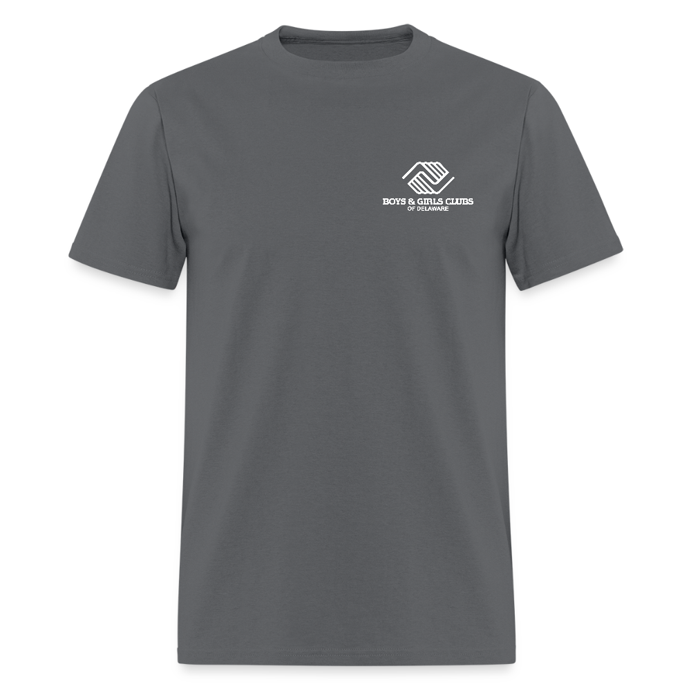 LOGO ONLY Men's T-Shirt | GILDAN 5000 - charcoal