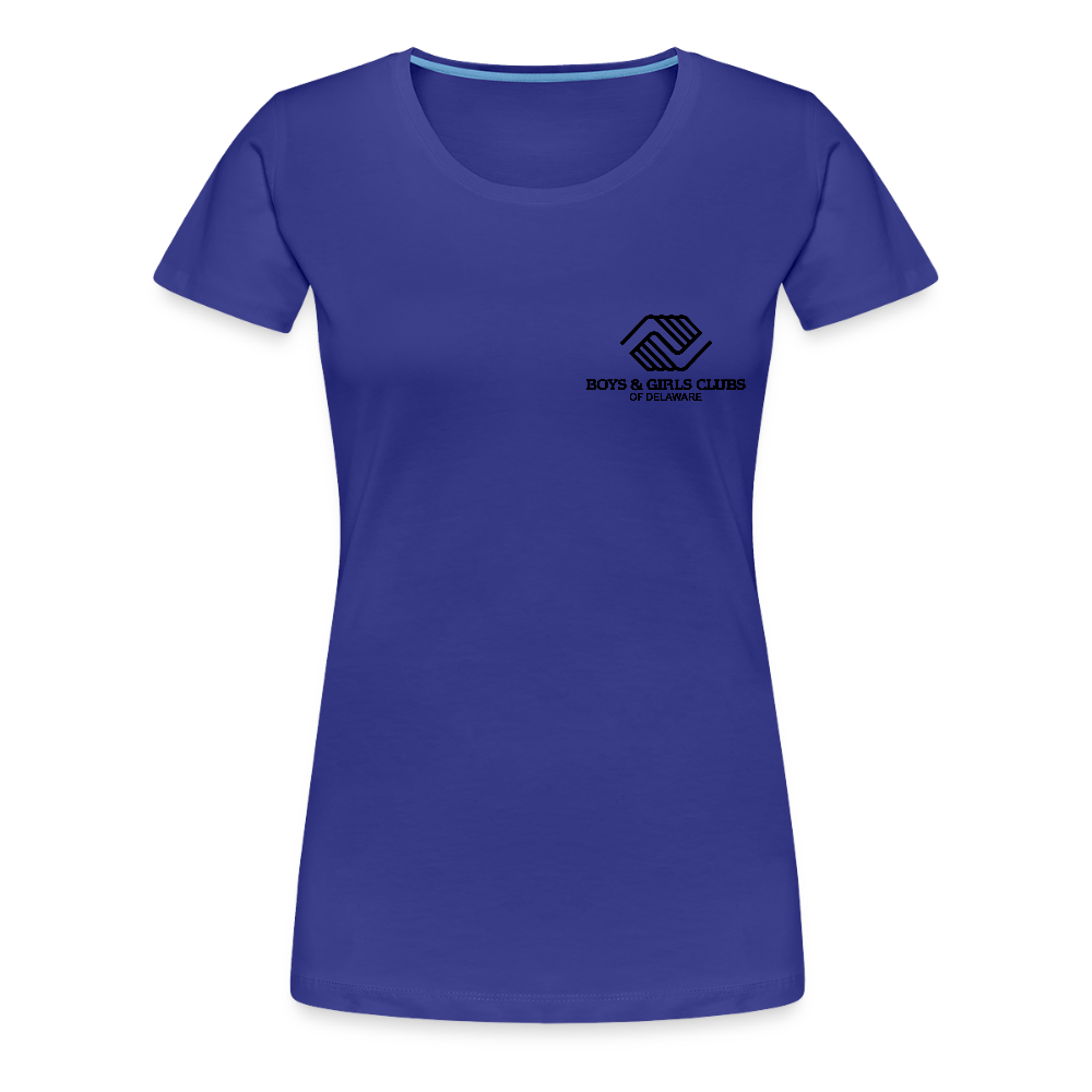 LOGO ONLY Women’s Premium T-Shirt - royal blue