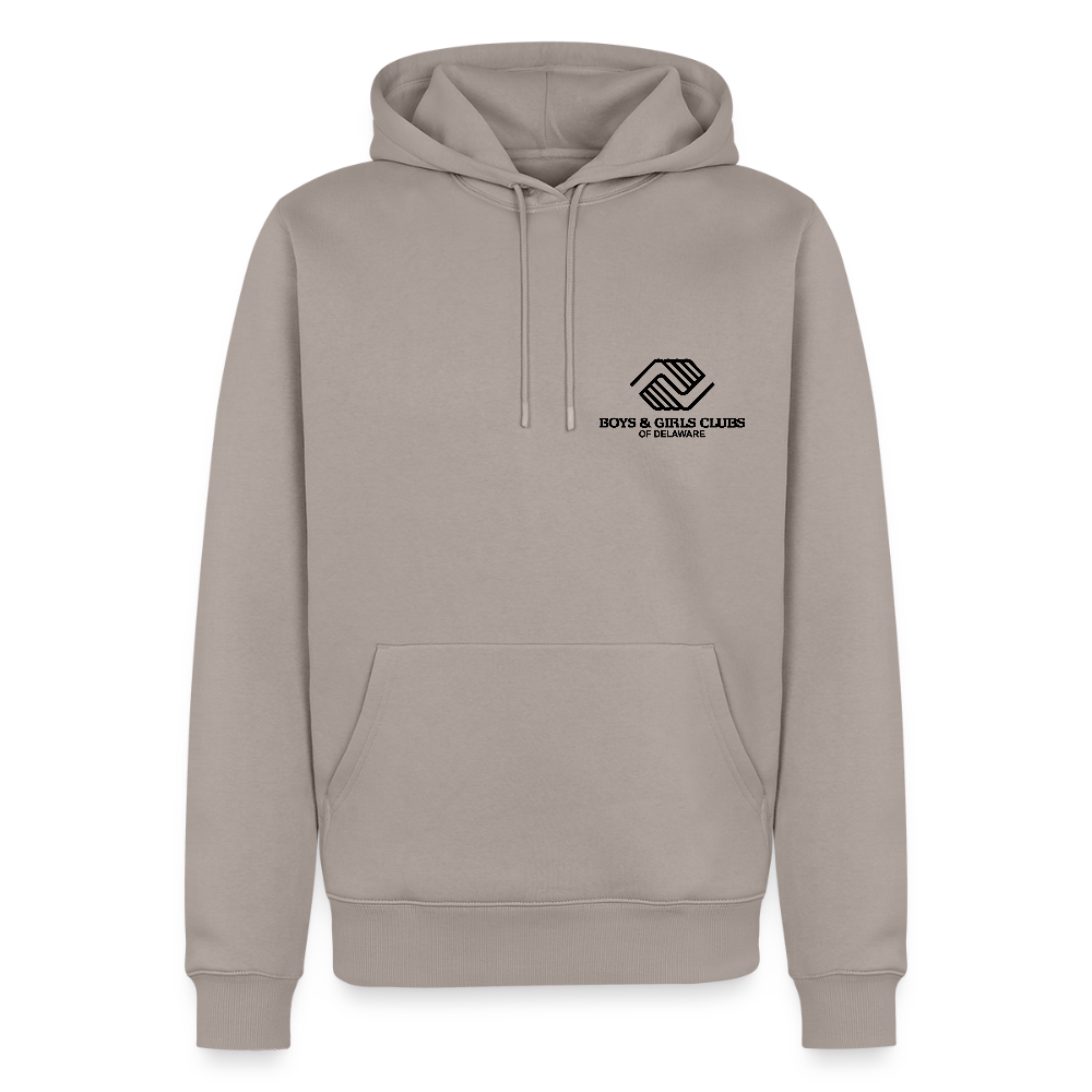 LOGO ONLY Men’s Premium Hoodie - taupe