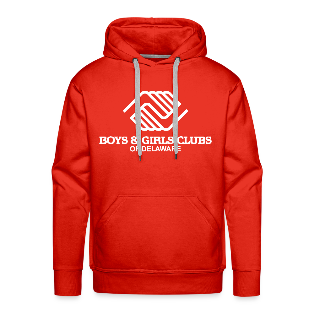 LOGO ONLY Men’s Premium Hoodie - red