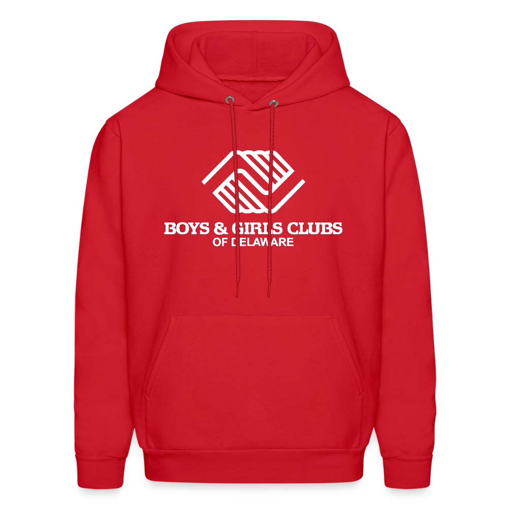 LOGO ONLY Men's Hoodie - red