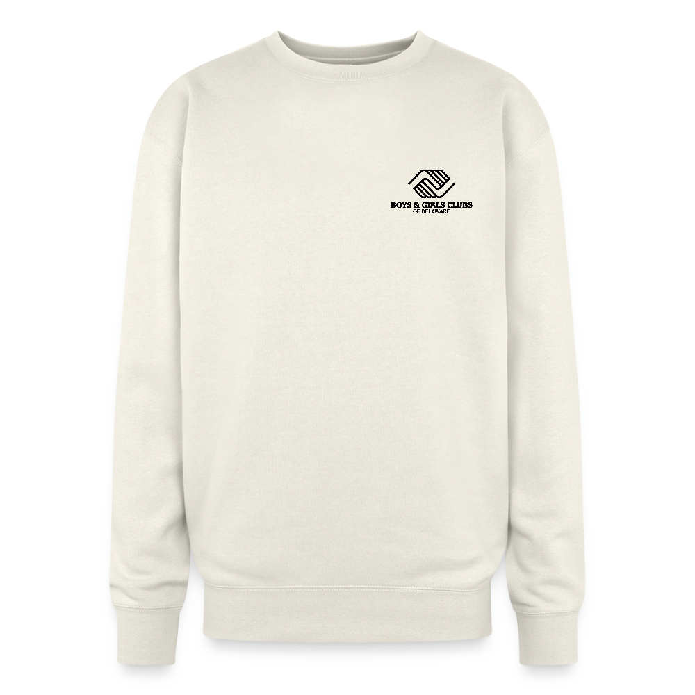 LOGO ONLY Oversized Crewneck Sweatshirt - ivory