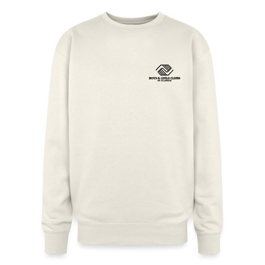 LOGO ONLY Oversized Crewneck Sweatshirt - ivory