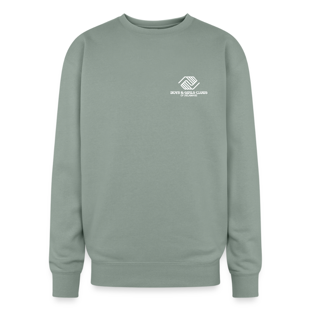 BGCDE Club Kids Need You Oversized Crewneck Sweatshirt - sage