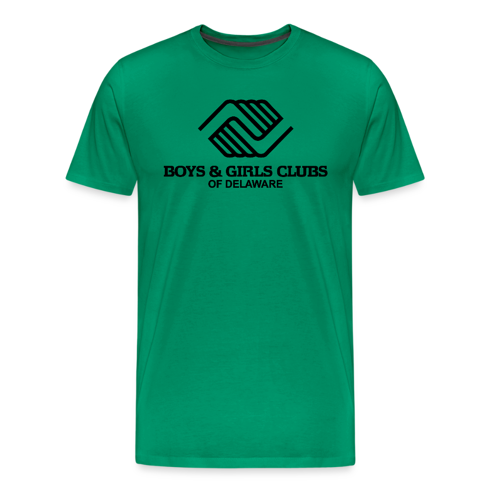 LOGO ONLY Men's Premium T-Shirt - kelly green