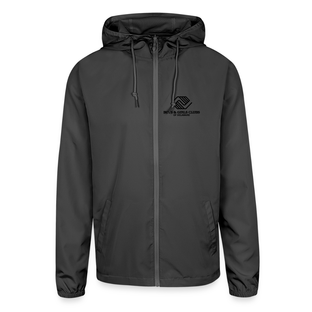 BGCDE Club Kids Need You BLUE- Dual Sided Unisex Lightweight Windbreaker Jacket - graphite