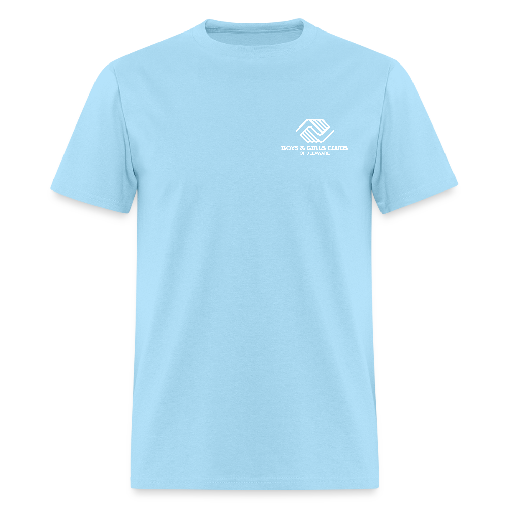 LOGO ONLY Men's T-Shirt | GILDAN 5000 - powder blue