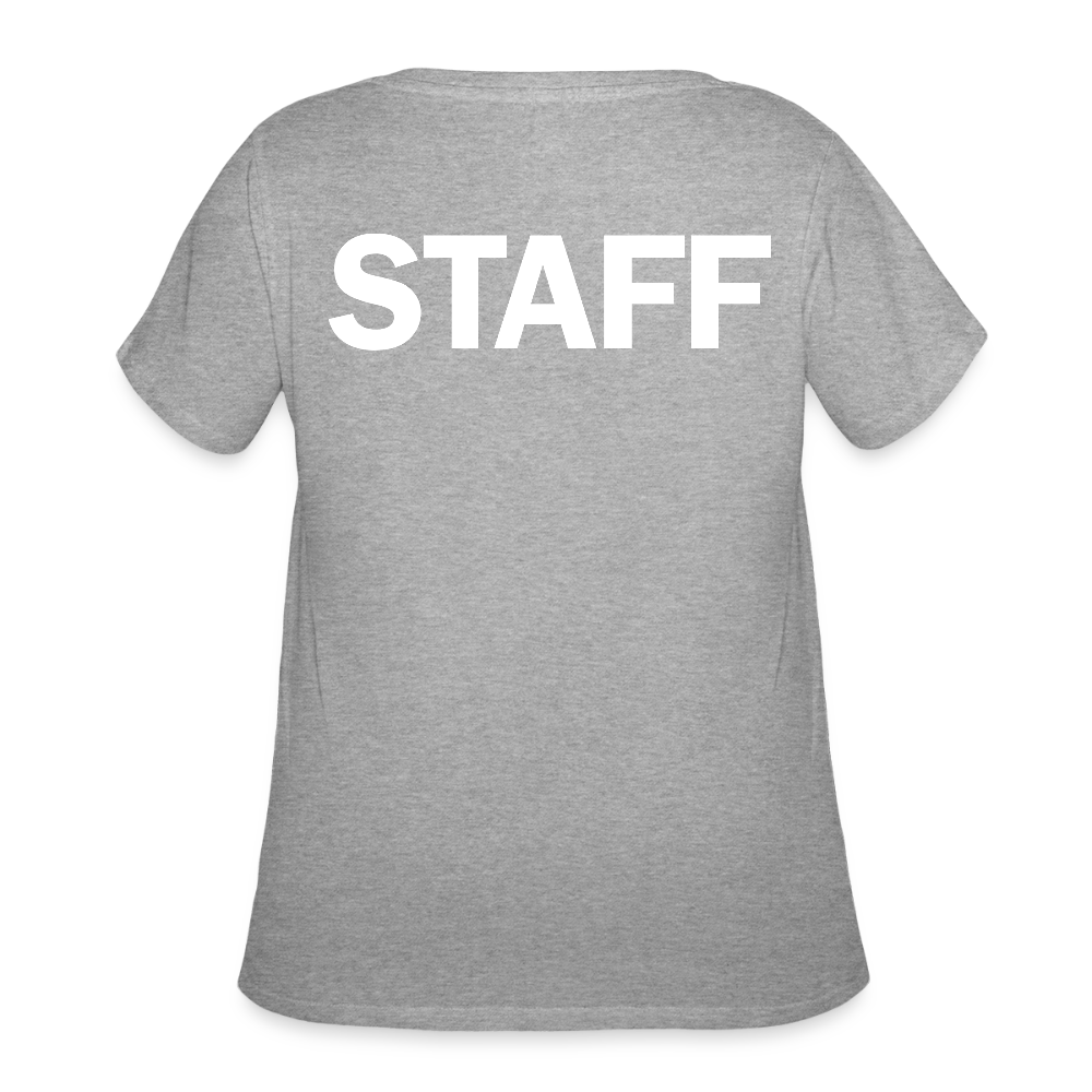 STAFF Women’s Curvy T-Shirt - heather gray