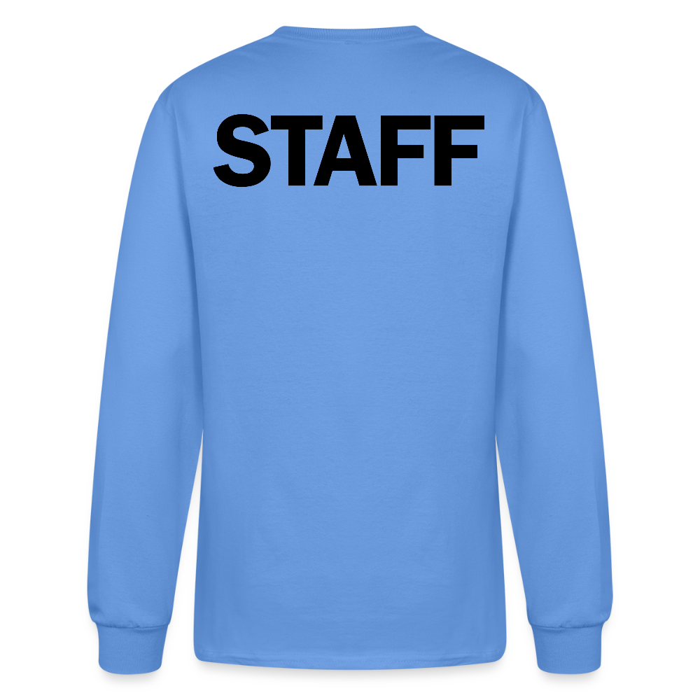 STAFF Men's Long Sleeve T-Shirt - carolina blue