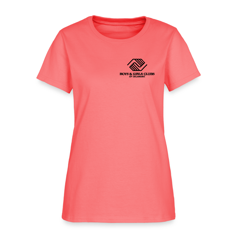 LOGO ONLY Women's T-Shirt - coral