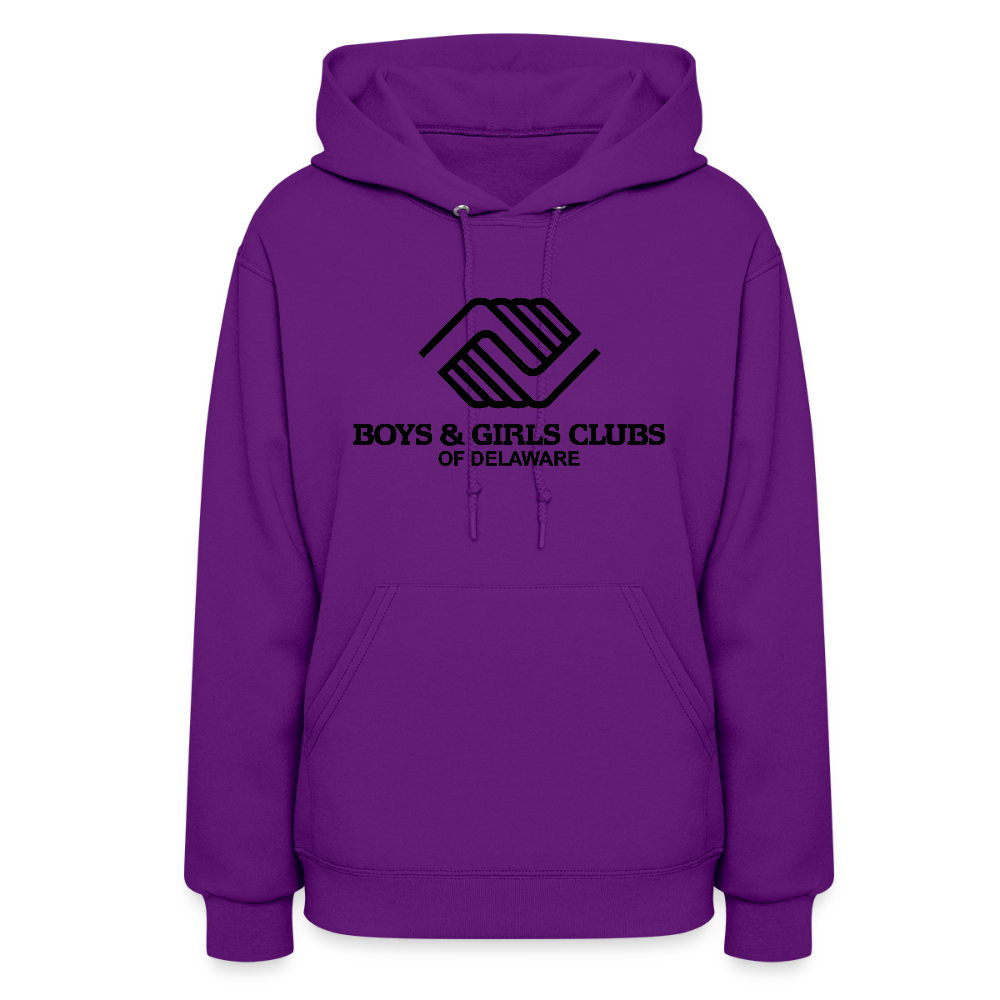 LOGO ONLY Women's Hoodie - purple