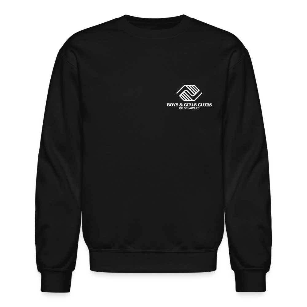BGCDE Club Kids Need You BLUE - Dual Sided Crewneck Sweatshirt - black