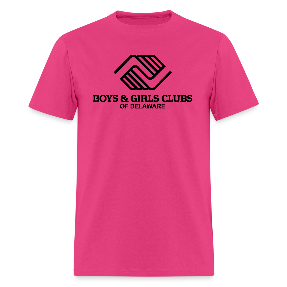 LOGO ONLY Men's T-Shirt | GILDAN 5000 - fuchsia