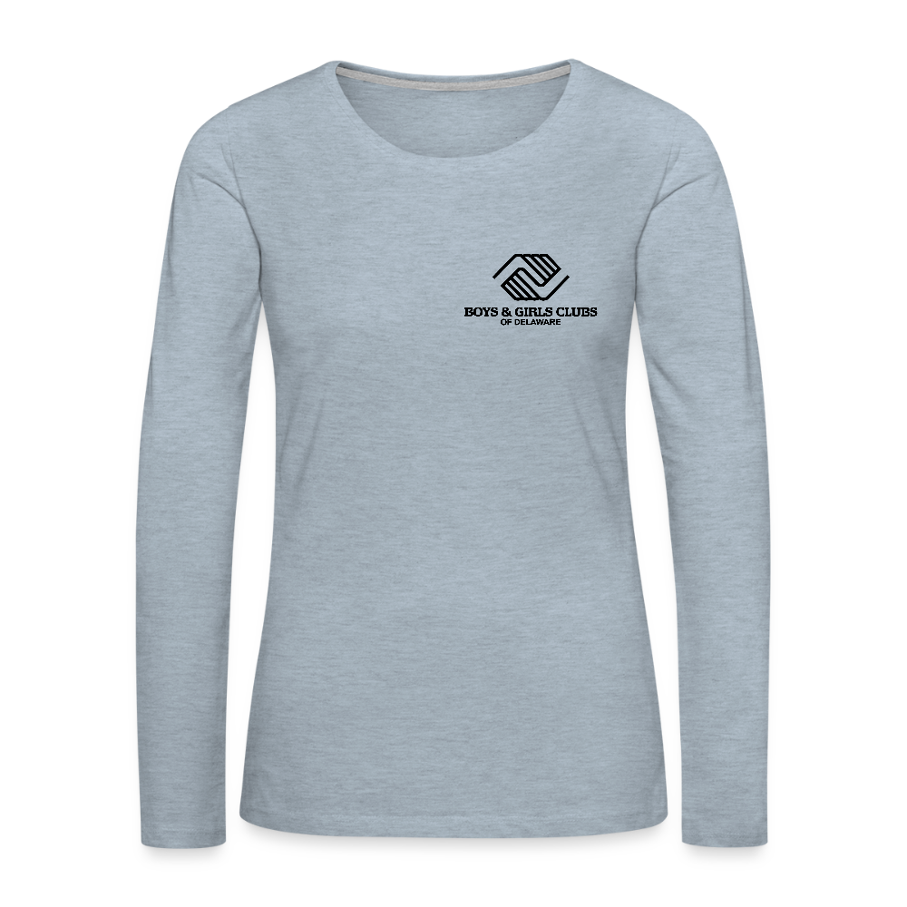 STAFF Women's Premium Long Sleeve T-Shirt - heather ice blue