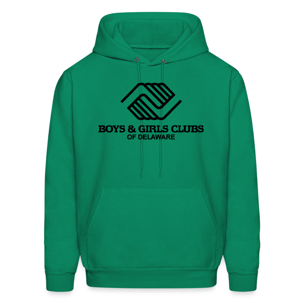 LOGO ONLY Men's Hoodie - kelly green