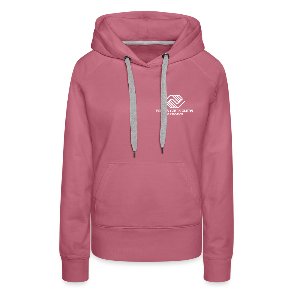 LOGO ONLY Women’s Premium Hoodie - mauve