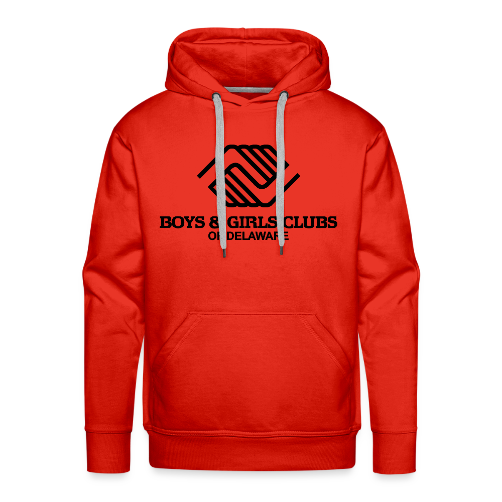 LOGO ONLY Men’s Premium Hoodie - red