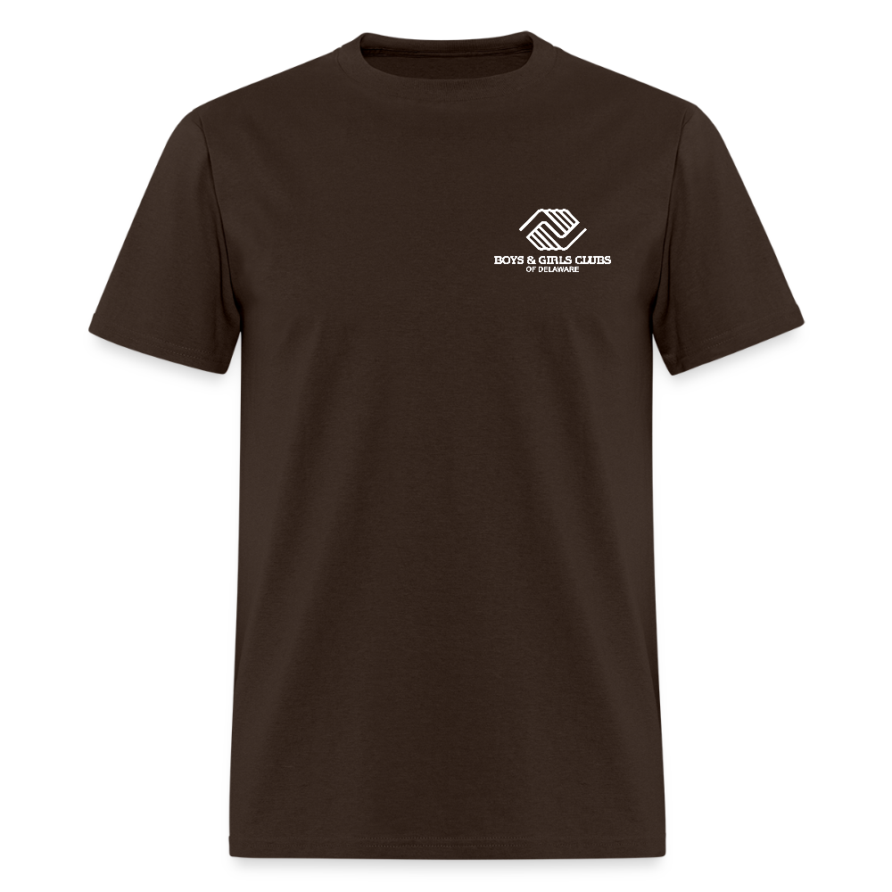 LOGO ONLY Men's T-Shirt | GILDAN 5000 - brown
