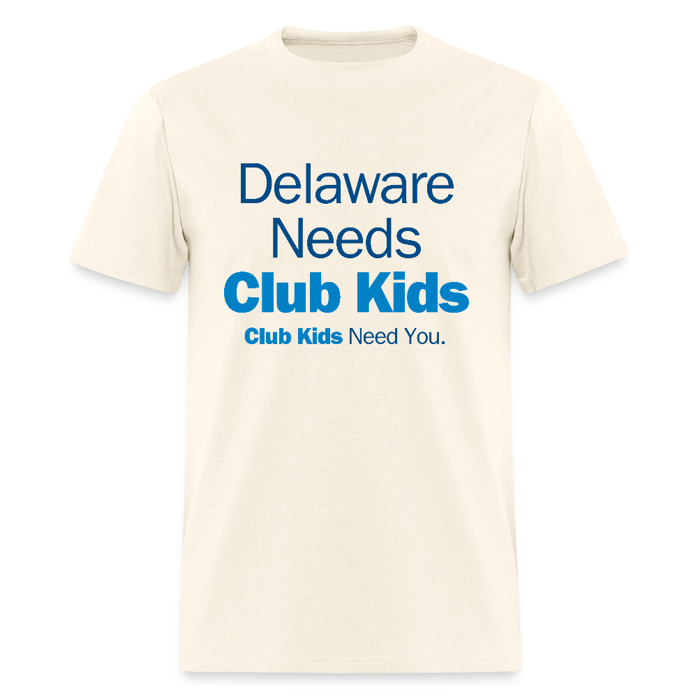 Delaware Needs Club Kids Men's T-Shirt | GILDAN 5000 - sweet cream heather