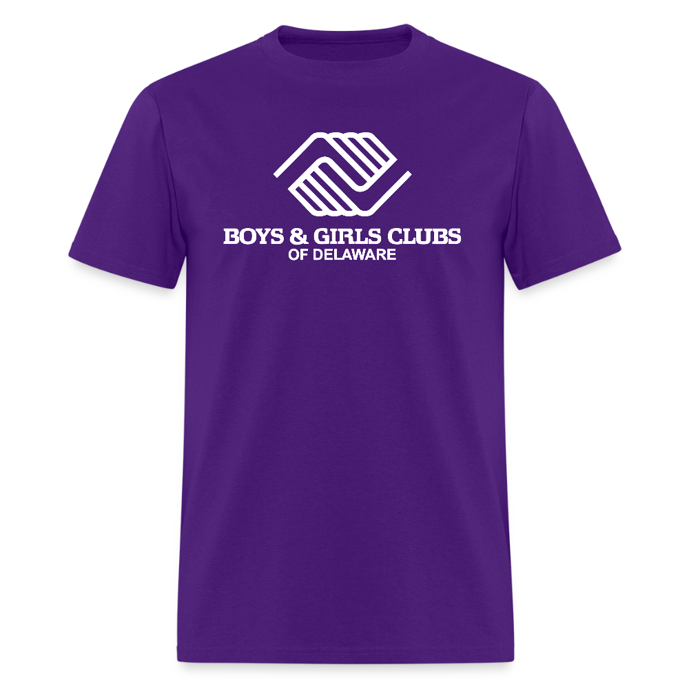 LOGO ONLY Men's T-Shirt | GILDAN 5000 - purple