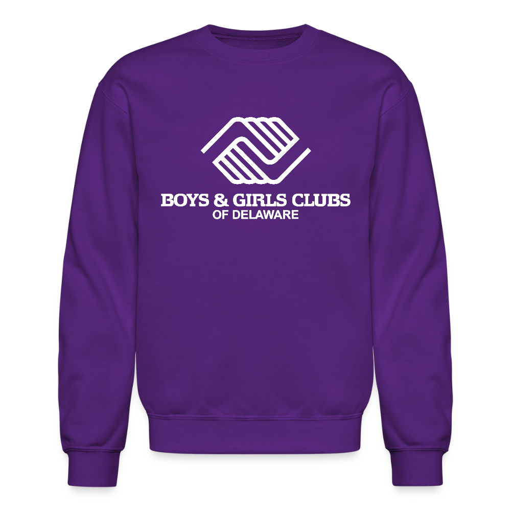LOGO ONLY Crewneck Sweatshirt - purple