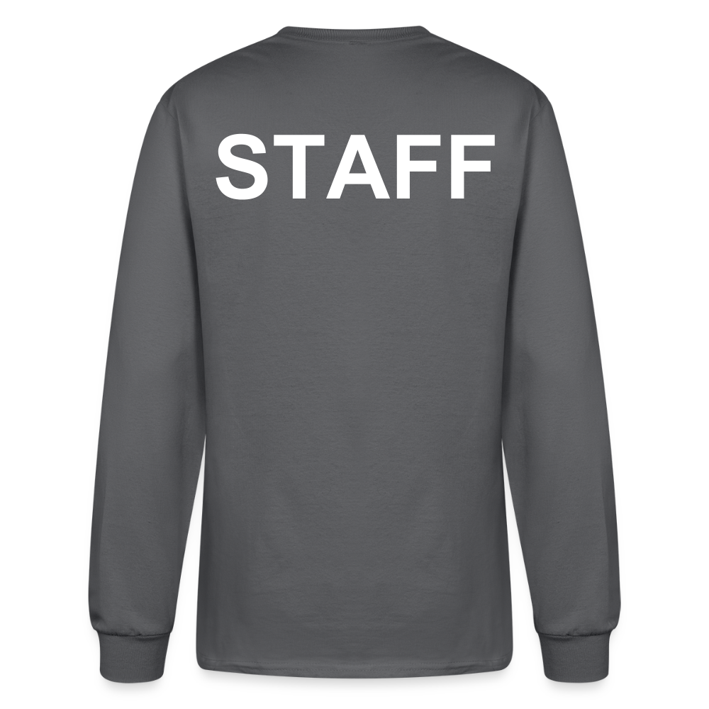 STAFF Men's Long Sleeve T-Shirt - charcoal