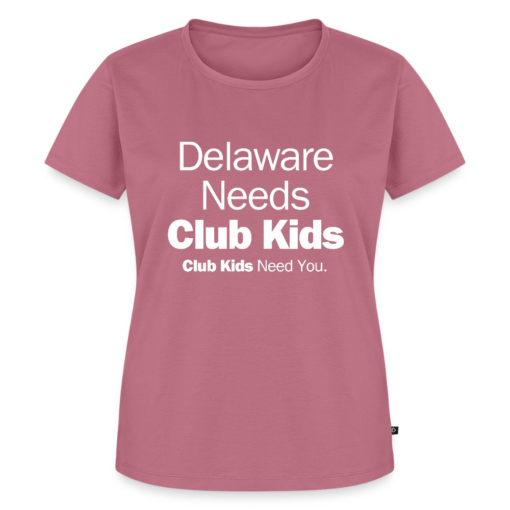 Delaware Needs Club Kids Women’s Premium T-Shirt - mauve