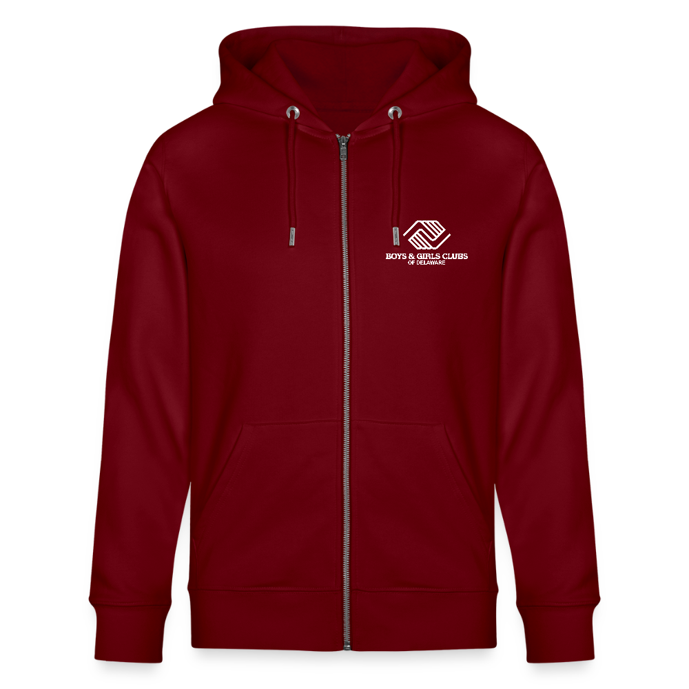 BGCDE Club Kids Need You Stanley/Stella Cultivator Organic Zip Hoodie - burgundy