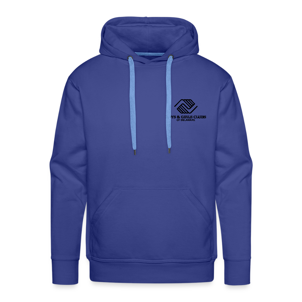 LOGO ONLY Men’s Premium Hoodie - royal blue