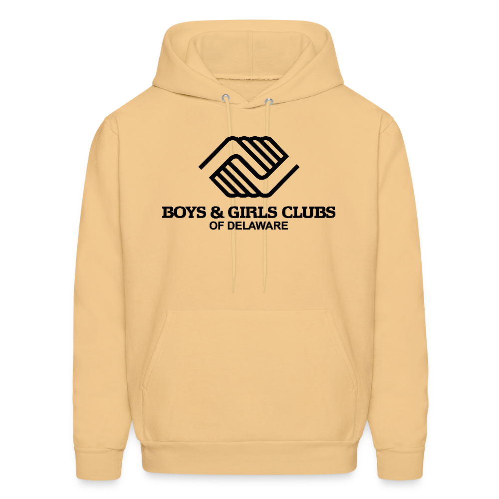 LOGO ONLY Men's Hoodie - light gold 