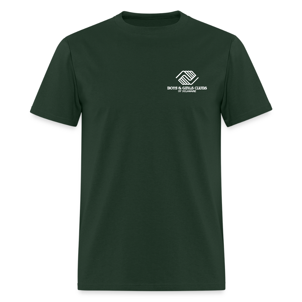 LOGO ONLY Men's T-Shirt | GILDAN 5000 - forest green