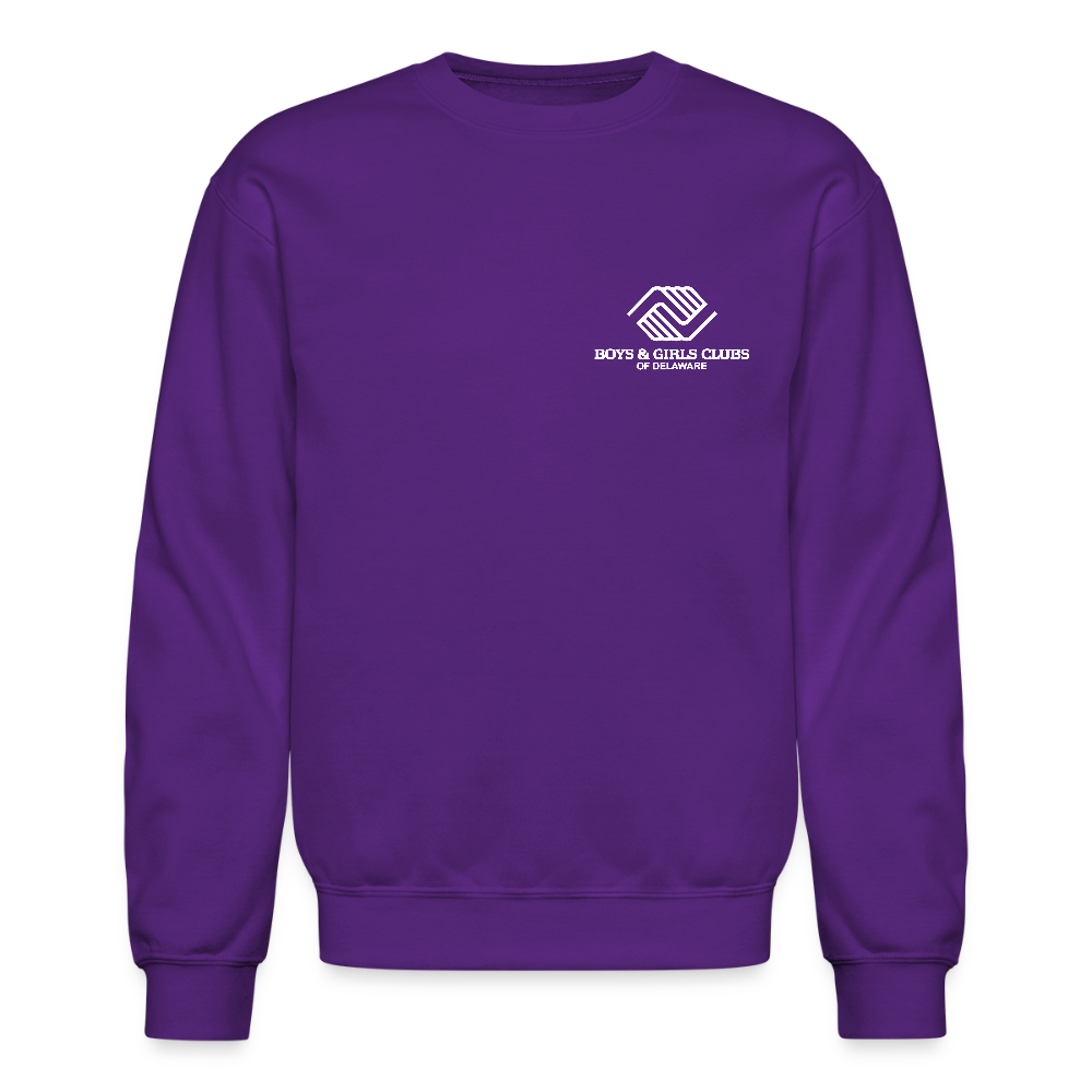BGCDE Club Kids Need You Crewneck Sweatshirt - purple